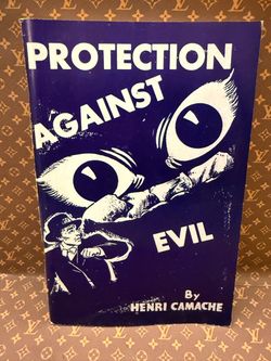 Protection Against Evil book by Henri Camache 94 page softcover book 1969
