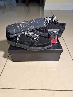 Travis Scott “Black Phantom” Jordan 1 Lows