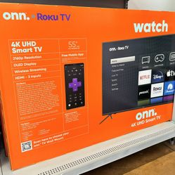 55” Onn Smart 4k Led Uhd Tv 