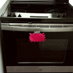GE ELECTRIC RANGE STOVE OVEN STAINLESS STEEL WORK PERFECT INCLUDING 90 DAYS WARRANTY SMALL FEE DELIVERY INSTALL