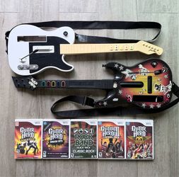 Guitar Hero Games & Guitars for Nintendo Wii