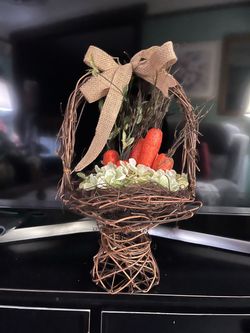 Easter Grapevine Basket Decor
