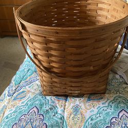 Vintage 1987 Longaberger Basket 12” X 14”