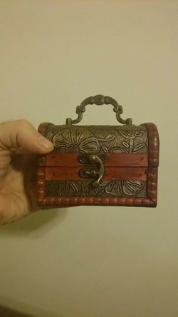 brand new handmade wooden gift box