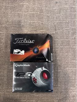 Brand New Titleist Pro v1 and Taylor made TP5X Golf Balls.