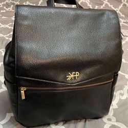 Freshly Picked Classic Backpack Diaper Bag in Black