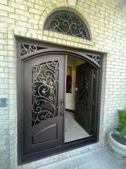 Iron door
