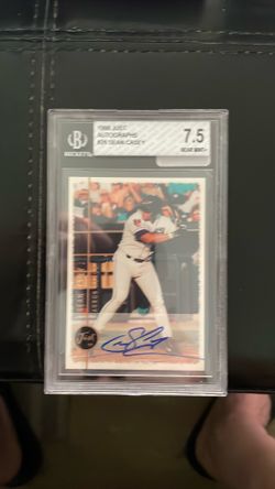 1999 just autographs trading card