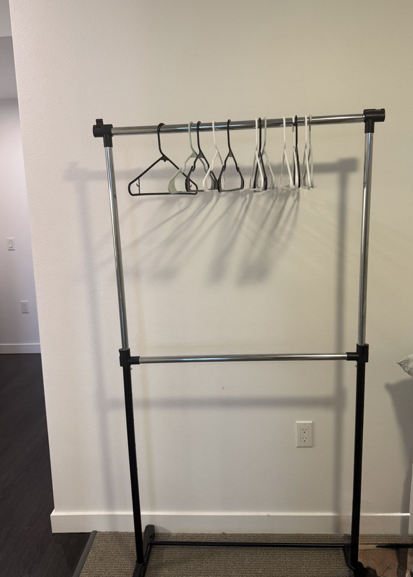 Clothing Rack With Hangers