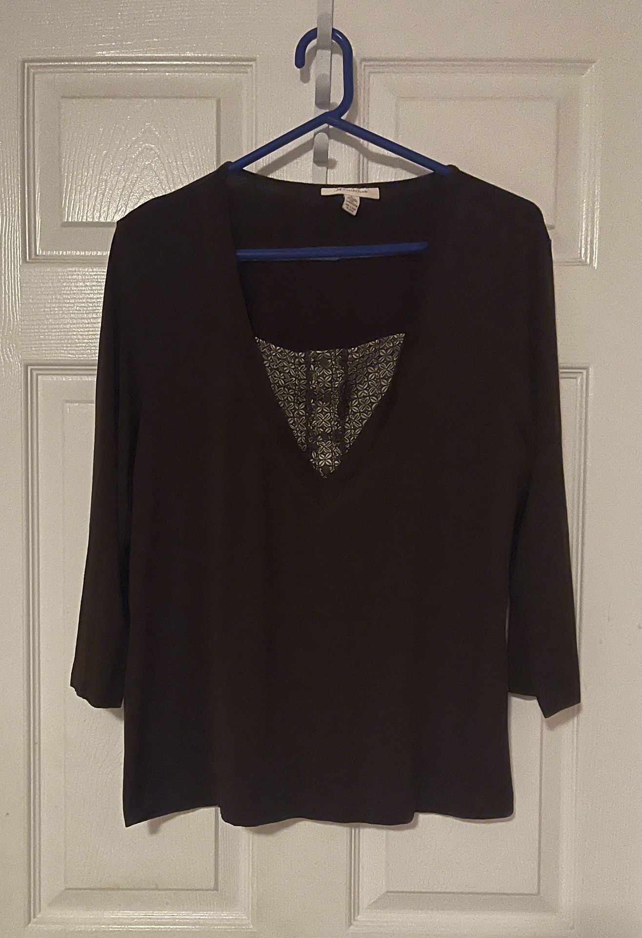 Ladies Brown Top Size Large