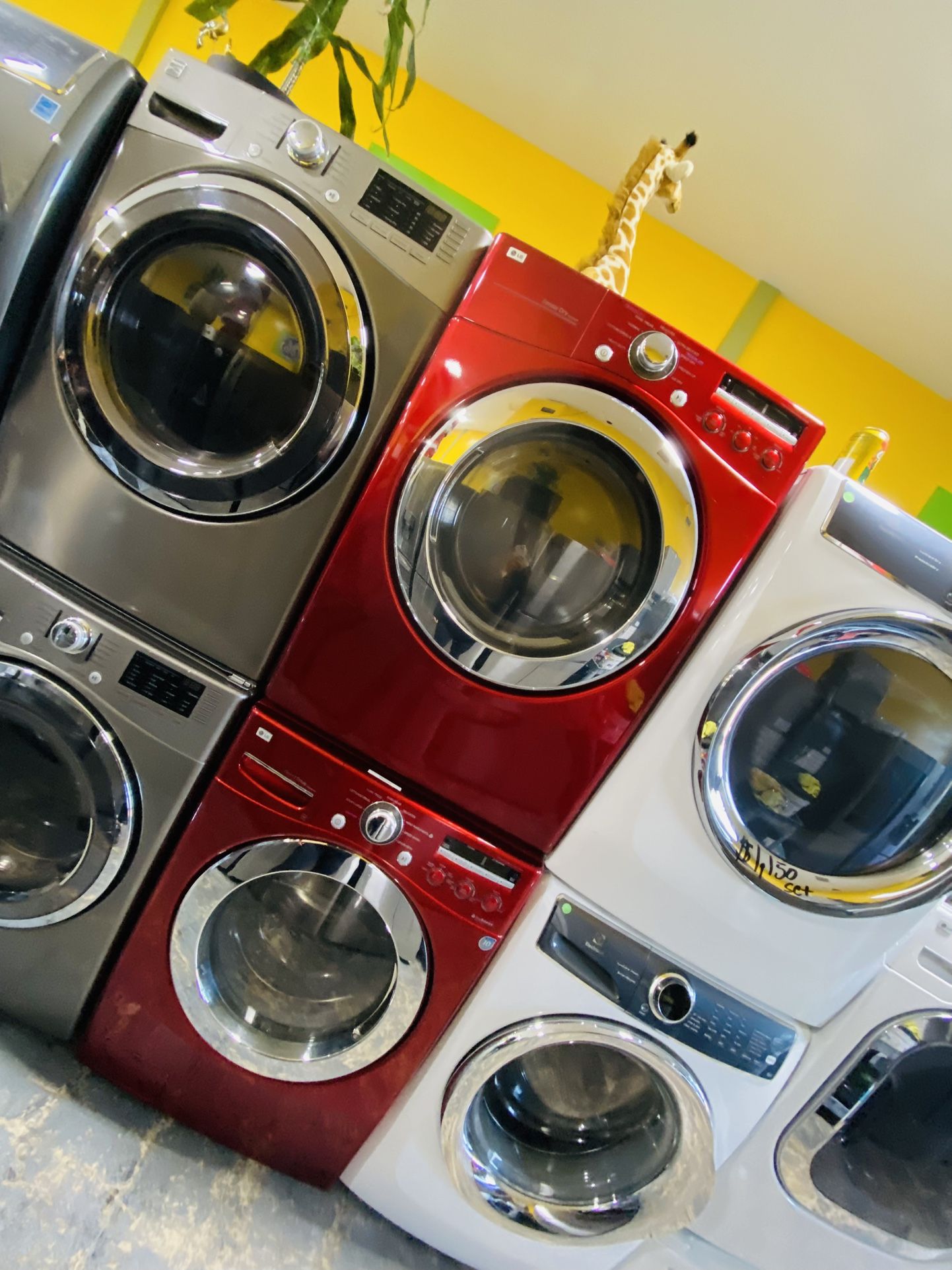 Lavadora Y Secadora Lg Roja A Pagos