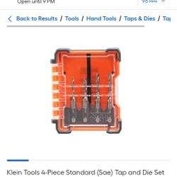 Klein 4 PC Tap Set