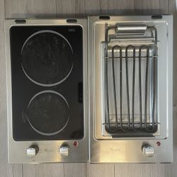 15” Electric Cooktop & Grill