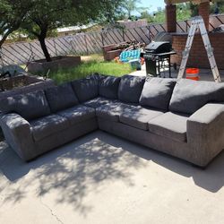 Beautiful L Shape Sectional Grey 
