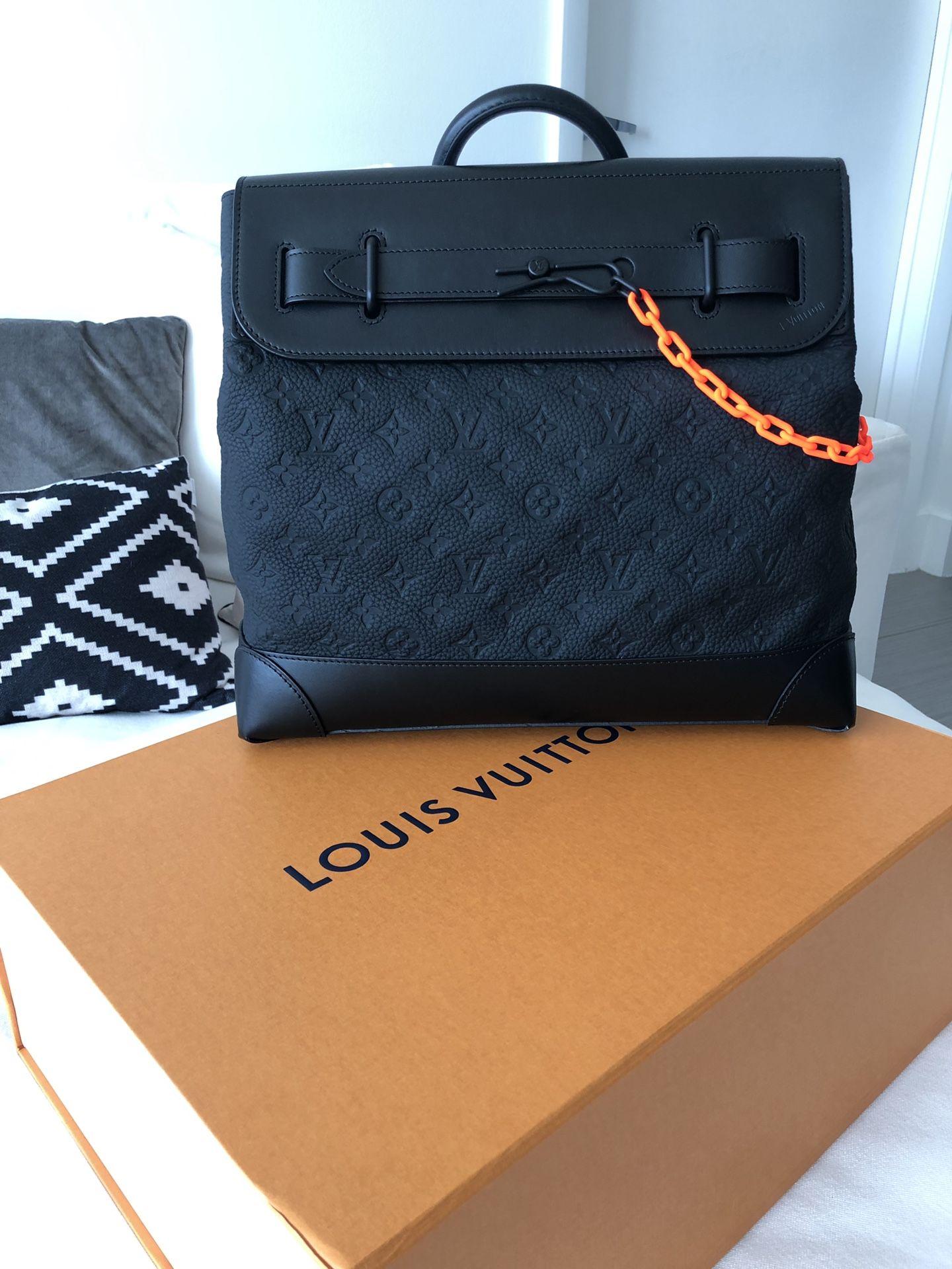 Louis Vuitton Steamer PM Black Calf