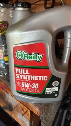5W-30 synthetic oil