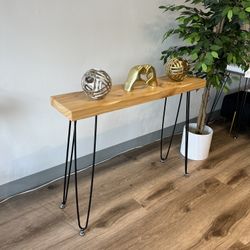 Solid Wood Console Entryway Table