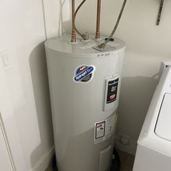 Used… 50 Gallons Electric Tank Water Heater. 