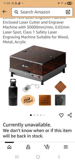 New Enclosed Laser Engraver and Cutter Machine