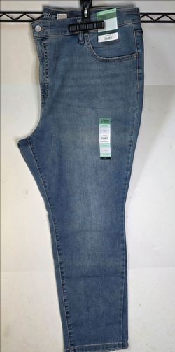 Terra & Sky High Rise Skinny Plus Size Blue Jeans Women's 24W