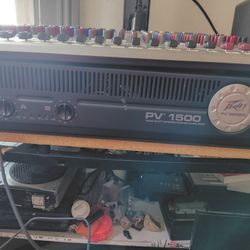 Peavey Pv 1500 Watt Stereo Power Amplifier