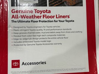 2016-2018 Toyota All Weather Floor Mats