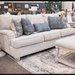 Linen Off White Sofa ⭐️⭐️⭐️ Fastest Delivery ✅ 