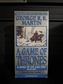 A Game of Thrones A Song of Ice and Fire Book One Unabridged Audiobook 19 Cassettes