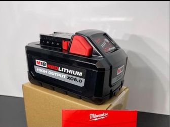 Milwaukee new 6ah battery