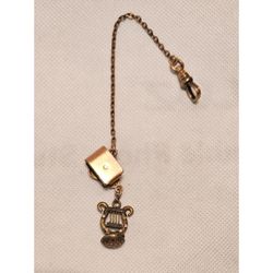 Antique Victorian Gold Filled Watch Chain (136)72