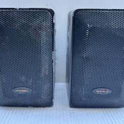 Radio Shack Optimus Pro 7AV - Cat. No.40-2048 Speakers - 8Ohms -40W/80W Max-Used