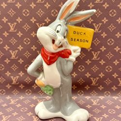 Vintage Looney Tunes Bugs Bunny Salt & Pepper Shaker 1993  *See photos* 