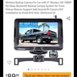 Vehicle backup camera - $50