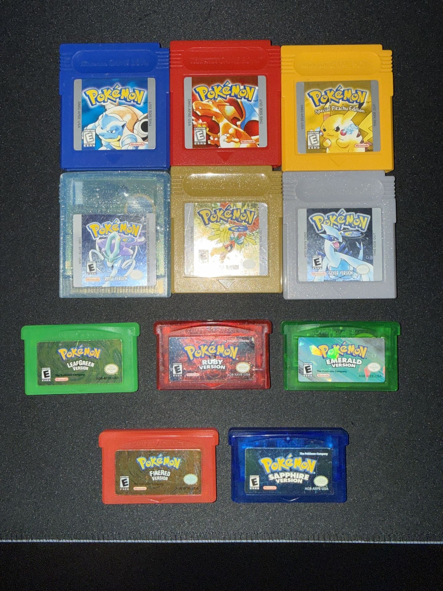 Gameboy SP And Pokemon Games Bundle