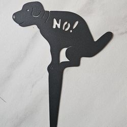 No Dog Poop Lawn/yard Singn
