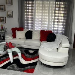 Sectional Blanco White Sectional 