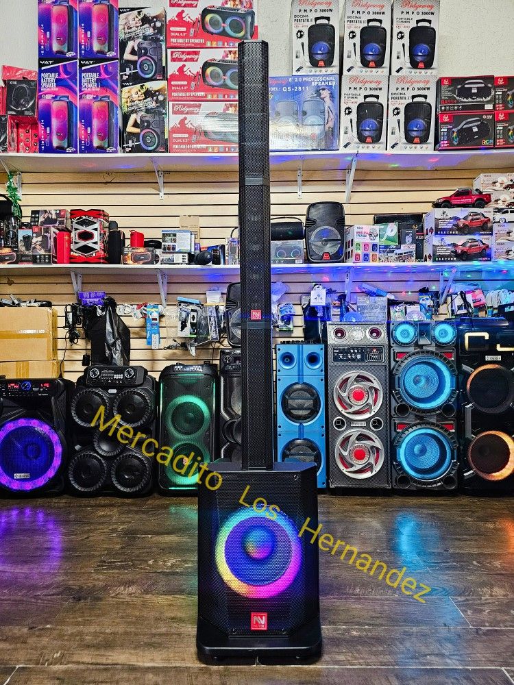 Mega Bluetooth Party ⚡️The Best Bass Bluetooth Speaker ❗️18000w - NUTEK - 2 Wireless Mics- Nuevas en Caja - FIESTAS 🥳