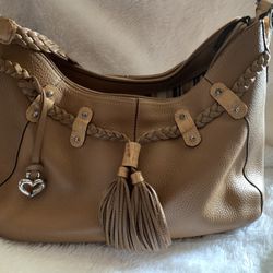 Vintage Brighton Shoulder Bag w/Braided Strap 