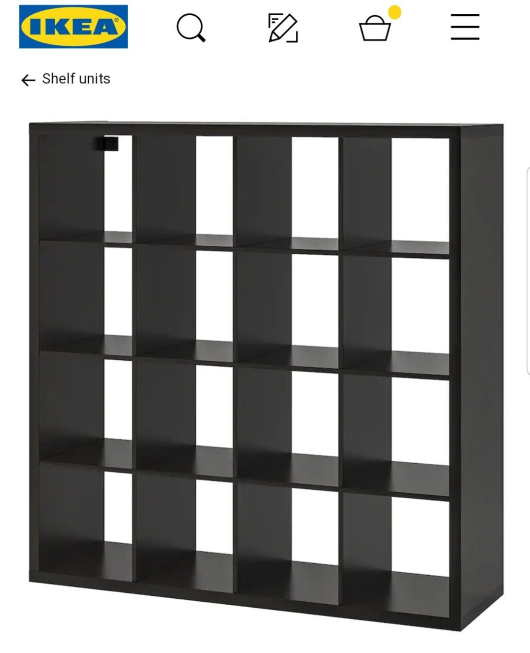 IKEA bookshelves