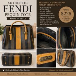 Vintage Fendi Tote 