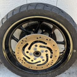 Harley Motorcycle Rim And Tire