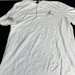 Jordan Brand Polo Shirt White Classic & Clean Look