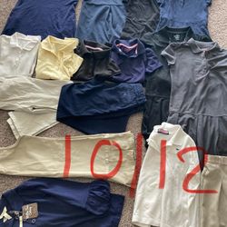 School Uniforms Girls And Boys Size 6/7, 7/8, 10/12