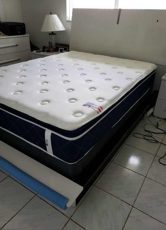 NEW QUEEN PILLOW TOP MATTRESS, BED FRAME IS NOT INCLUDED Home & Garden