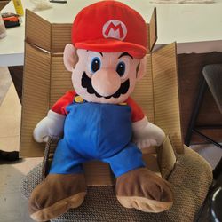 $10  Plush  Super Mario (20-inches  tall)