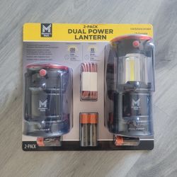 Rechargeable 2-Pack Lanterns 