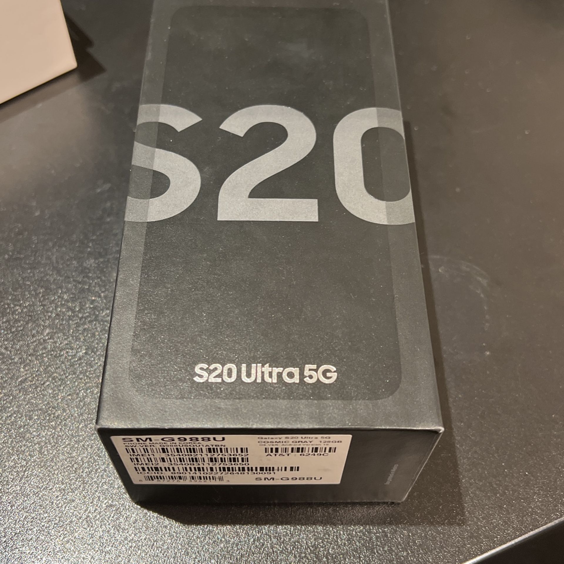Samsung S20 Ultra BOX