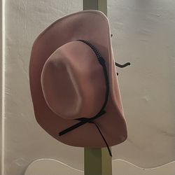 pink cowboy hat