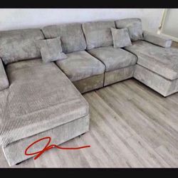 New! Super Cozy~ Luxurious Soft Touch Sofa Sectional! 