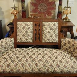 Eastlake Victorian Settee Sofa Couch